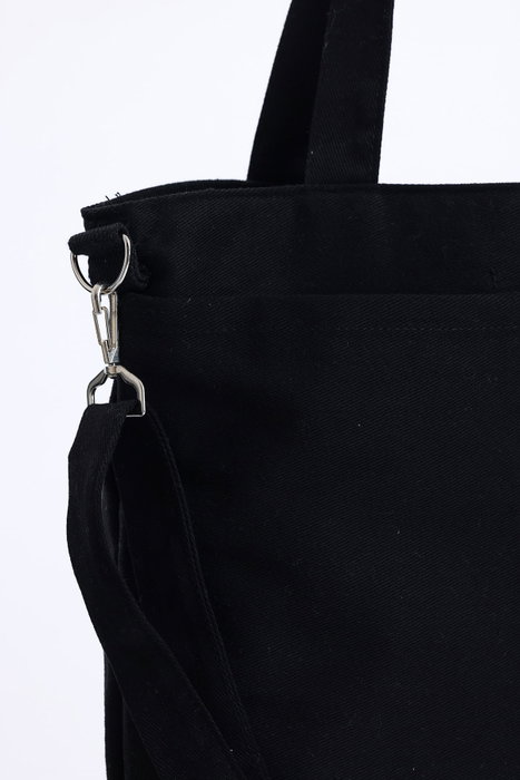 Zoozie Bags Bolso Tote de Lona Negro